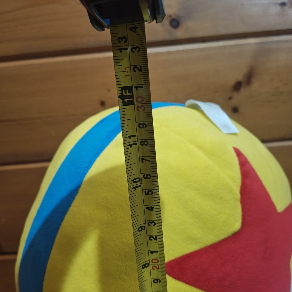 Toy Story Plush Yellow Blue Red Star Luxo Ball Pixar 12" Disney ToyStory E4 - Picture 2 of 5